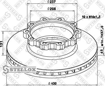 Stellox 85-00749-SX - Discofreno autozon.pro