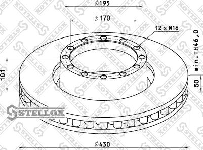 Stellox 85-00741-SX - Discofreno autozon.pro