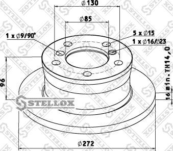 Stellox 85-00763-SX - Discofreno autozon.pro