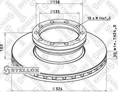 Stellox 85-00709-SX - Discofreno autozon.pro