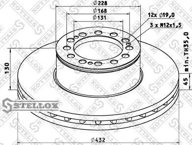 Stellox 85-00714-SX - Discofreno autozon.pro