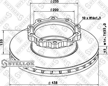 Stellox 85-00715-SX - Discofreno autozon.pro