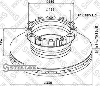 Stellox 85-00711-SX - Discofreno autozon.pro