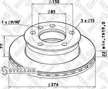 Stellox 85-00730-SX - Discofreno autozon.pro