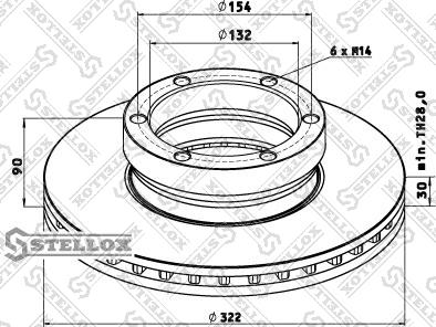 Textar 93086400 - Discofreno autozon.pro