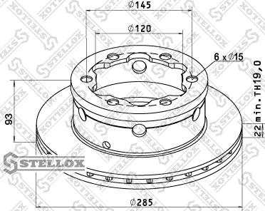 Stellox 85-00721-SX - Discofreno autozon.pro