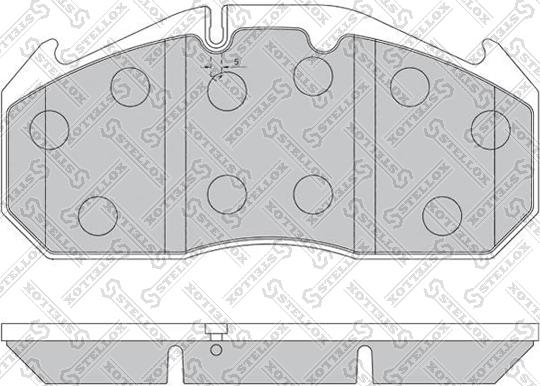 Stellox 85-01405-SX - Kit pastiglie freno, Freno a disco autozon.pro