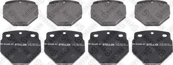 Stellox 85-01434-SX - Kit pastiglie freno, Freno a disco autozon.pro