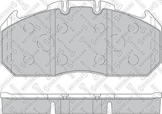 Stellox 85-01425-SX - Kit pastiglie freno, Freno a disco autozon.pro