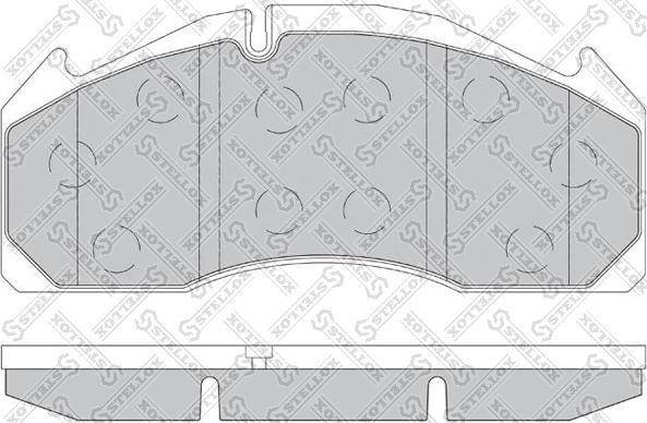 Stellox 85-01423-SX - Kit pastiglie freno, Freno a disco autozon.pro