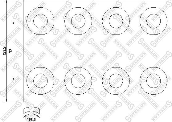 Stellox 85-01146-SX - Kit materiale d'attrito, Freno a tamburo autozon.pro