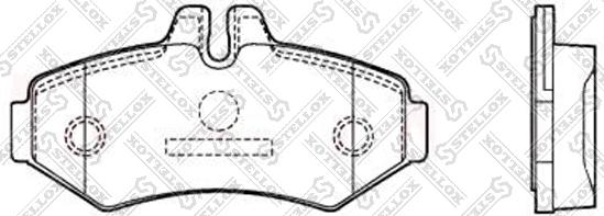 Stellox 85-11406-SX - Kit pastiglie freno, Freno a disco autozon.pro