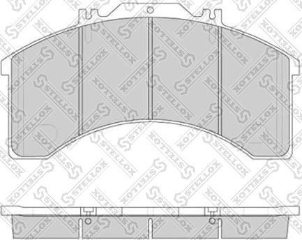 Stellox 85-11402-SX - Kit pastiglie freno, Freno a disco autozon.pro