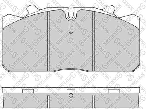 Stellox 85-11416-SX - Kit pastiglie freno, Freno a disco autozon.pro