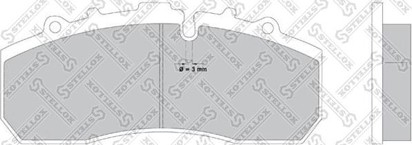 Stellox 85-11413-SX - Kit pastiglie freno, Freno a disco autozon.pro