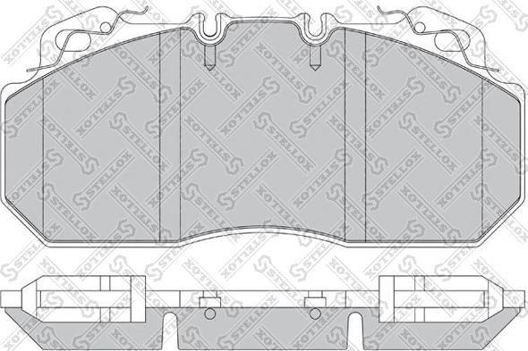 Stellox 85-11417-SX - Kit pastiglie freno, Freno a disco autozon.pro