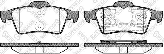 Stellox 853 000BL-SX - Kit pastiglie freno, Freno a disco autozon.pro