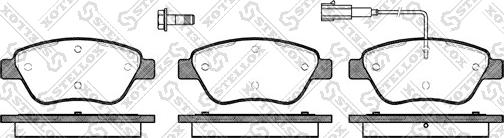 Stellox 869 001-SX - Kit pastiglie freno, Freno a disco autozon.pro