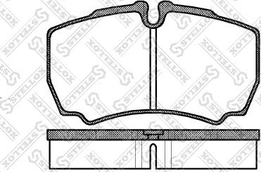 Stellox 860 000L-SX - Kit pastiglie freno, Freno a disco autozon.pro