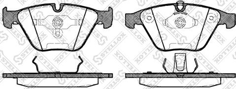 Stellox 868 000B-SX - Kit pastiglie freno, Freno a disco autozon.pro