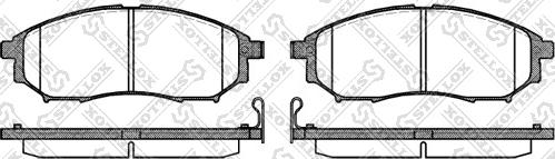 Stellox 863 014-SX - Kit pastiglie freno, Freno a disco autozon.pro