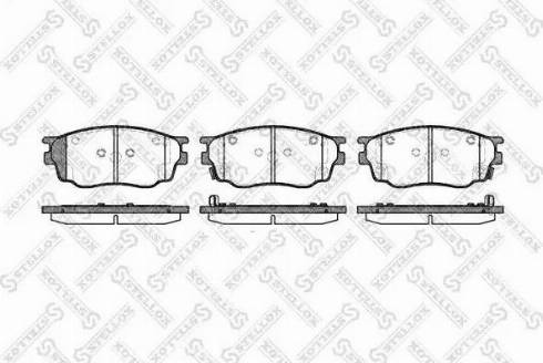 Stellox 811 022-SX - Kit pastiglie freno, Freno a disco autozon.pro