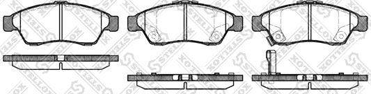 Stellox 886 001B-SX - Kit pastiglie freno, Freno a disco autozon.pro