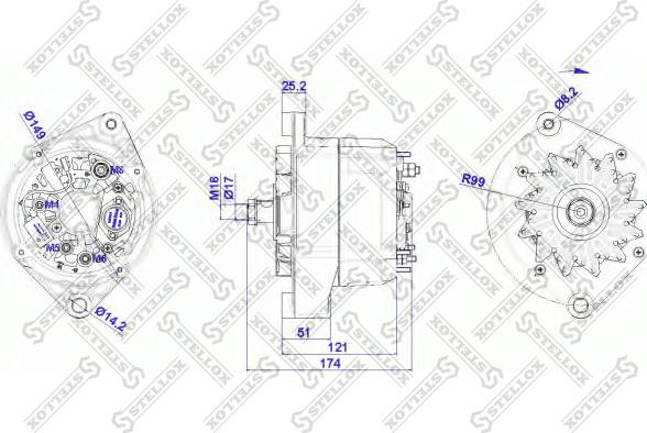 Stellox 88-02320-SX - Alternatore autozon.pro