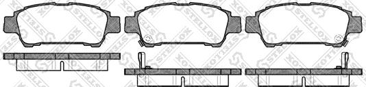 Stellox 831 002-SX - Kit pastiglie freno, Freno a disco autozon.pro