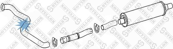 Stellox 82-03650-SX - Tubo gas scarico autozon.pro