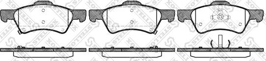 Stellox 821 002B-SX - Kit pastiglie freno, Freno a disco autozon.pro