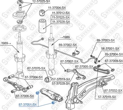 Stellox 87-37051-SX - Supporto, Braccio oscillante autozon.pro