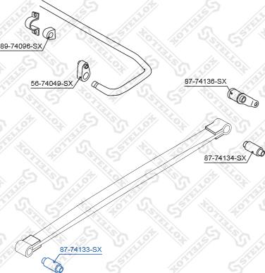 Stellox 87-74133-SX - Boccola, ammortizzatore autozon.pro