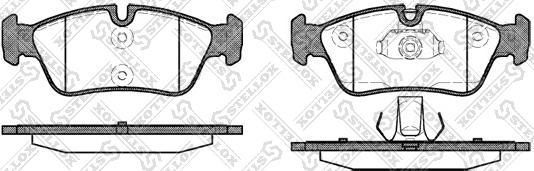 Stellox 395 040BL-SX - Kit pastiglie freno, Freno a disco autozon.pro