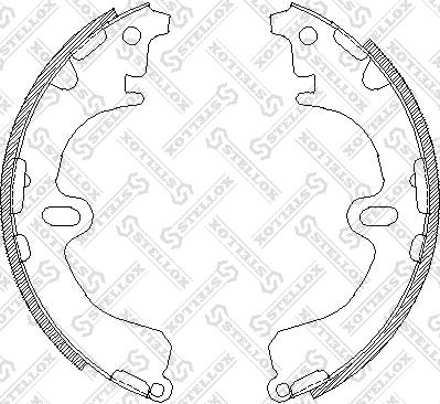 Stellox 391 100-SX - Kit ganasce freno autozon.pro