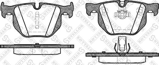 Stellox 392 060-SX - Kit pastiglie freno, Freno a disco autozon.pro