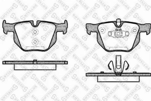 Stellox 392 070L-SX - Kit pastiglie freno, Freno a disco autozon.pro