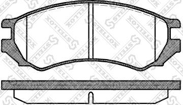 Stellox 355 000-SX - Kit pastiglie freno, Freno a disco autozon.pro