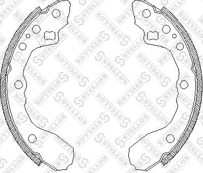 Stellox 355 100-SX - Kit ganasce freno autozon.pro