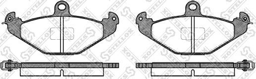 Stellox 356 000B-SX - Kit pastiglie freno, Freno a disco autozon.pro