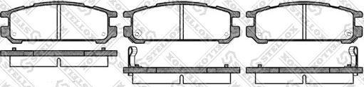 Stellox 353 002-SX - Kit pastiglie freno, Freno a disco autozon.pro