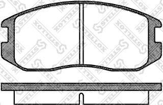 Stellox 368 000-SX - Kit pastiglie freno, Freno a disco autozon.pro