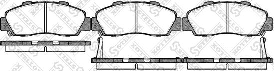 Stellox 362 002B-SX - Kit pastiglie freno, Freno a disco autozon.pro