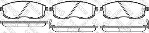 Stellox 304 012-SX - Kit pastiglie freno, Freno a disco autozon.pro