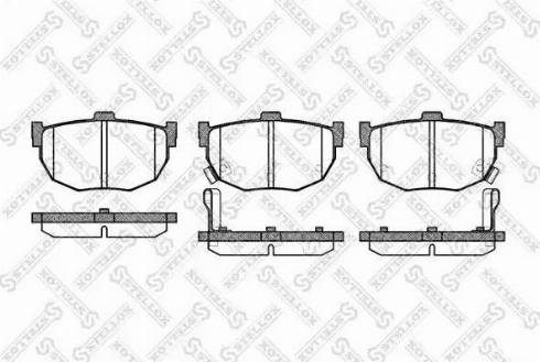 Stellox 305 032L-SX - Kit pastiglie freno, Freno a disco autozon.pro