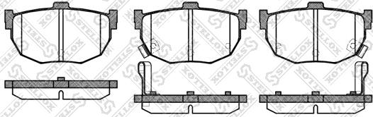 Stellox 305 032-SX - Kit pastiglie freno, Freno a disco autozon.pro