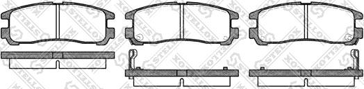 Stellox 302 002-SX - Kit pastiglie freno, Freno a disco autozon.pro