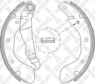 Stellox 318 100-SX - Kit ganasce freno autozon.pro