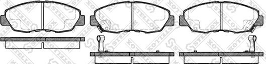 Stellox 335 002-SX - Kit pastiglie freno, Freno a disco autozon.pro