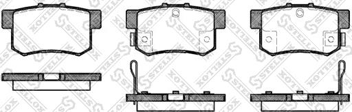 Stellox 336 052-SX - Kit pastiglie freno, Freno a disco autozon.pro